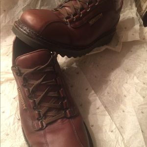 Mephisto lace up shoes.